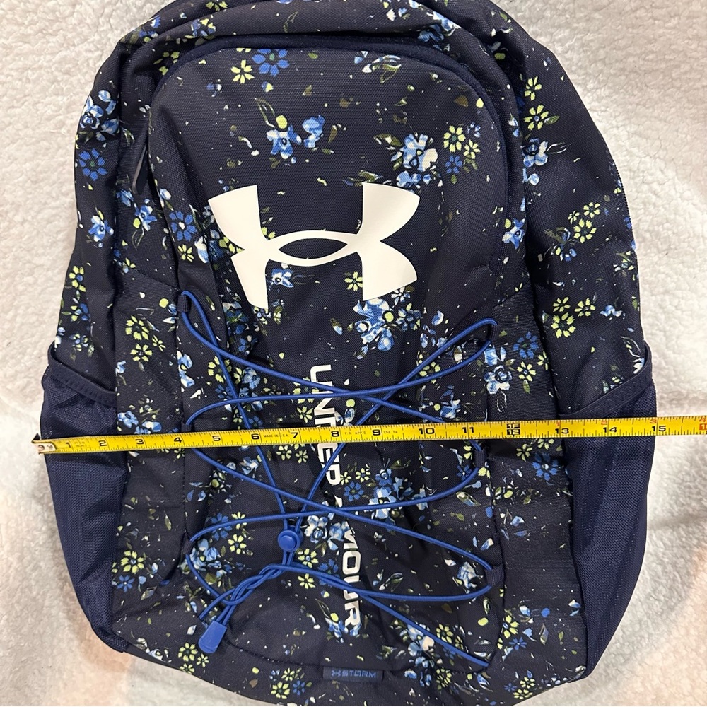 Under Armour Navy Floral Backpack - Picture 10 of 13